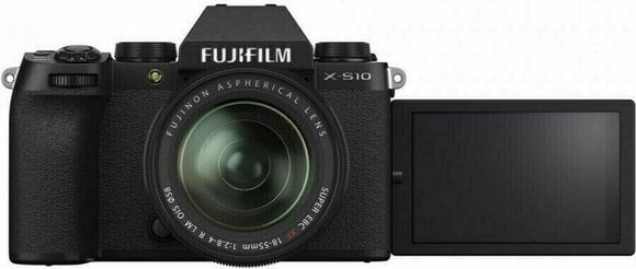 Tükör nélküli fényképezőgépek Fujifilm X-S10 + XF18-55mm Black - 5