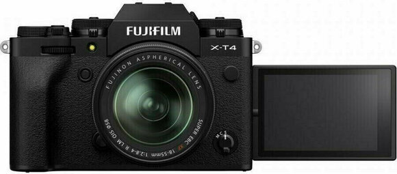 Spejlløst kamera Fujifilm X-T4 + Fujinon XF18-55mm Black - 5