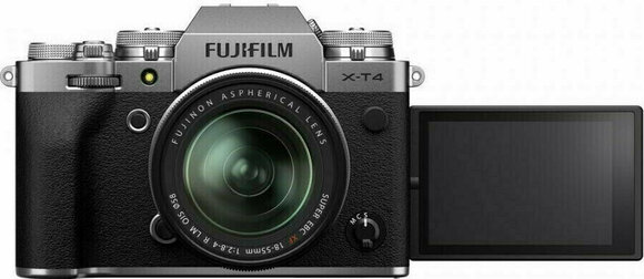 Tükör nélküli fényképezőgépek Fujifilm X-T4 + Fujinon XF18-55mm Silver - 6