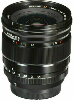 Lens for photo and video
 Fujifilm XF16mm F1,4R WR - 10