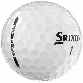 Нова топка за голф Srixon Soft Feel 2020 Golf Balls White - 3