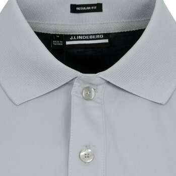 Polo Shirt J.Lindeberg Flinn Regular Fit Stone Grey Melange L Polo Shirt - 4