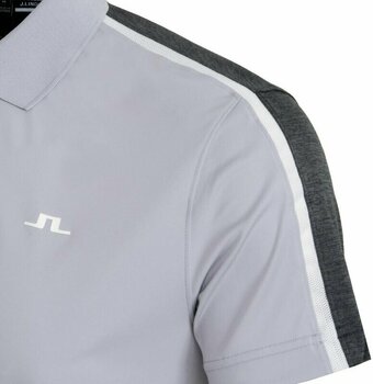 Polo Shirt J.Lindeberg Flinn Regular Fit Stone Grey Melange L Polo Shirt - 5