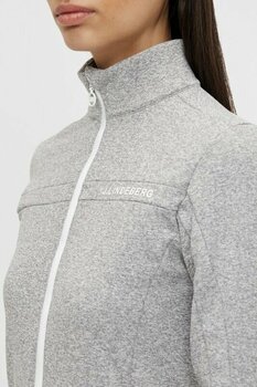 Hoodie/Sweater J.Lindeberg Flora Stone Grey Melange M - 4