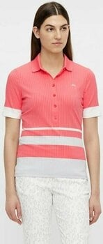 Chemise polo J.Lindeberg June Tropical Coral M - 5