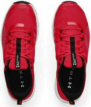 Fitnesz cipő Under Armour Charged Engage Red/Halo Gray/Black 7 Fitnesz cipő - 5