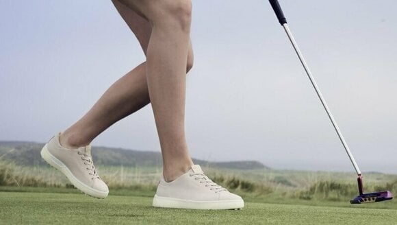 Calçado de golfe para mulher Ecco Tray Limestone 37 - 5