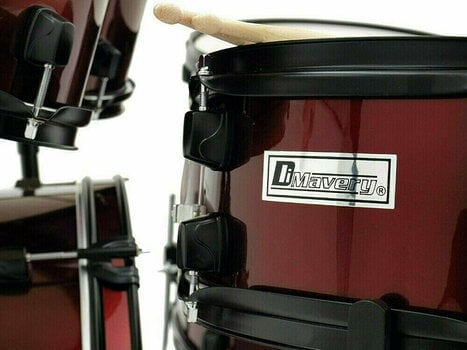 Акустични барабани-комплект Dimavery DS-200 Wine Red - 2
