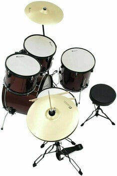 Akoestisch drumstel Dimavery DS-200 Wine Red - 3