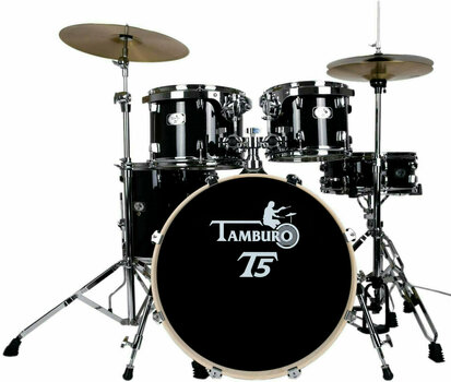 Akoestisch drumstel Tamburo T5S22 Black Sparkle - 3
