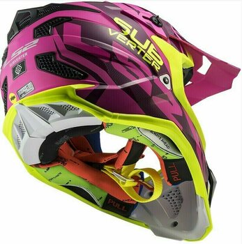 Kiiver LS2 MX470 Subverter Troop Matt Pink H-V Yellow S - 10