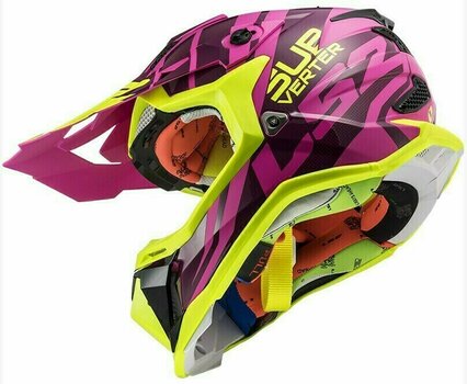 Kiiver LS2 MX470 Subverter Troop Matt Pink H-V Yellow S - 11