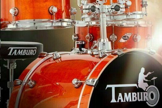 Akustik-Drumset Tamburo Formula 18 Gloss Cherry - 2