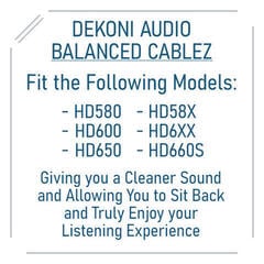 Кабел за слушалки Dekoni Audio CBZ-PENTA-HD6XX Кабел за слушалки - 4