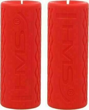 Kang, rööbaspuu HMS FG02 Silicone Handle for Weightlifting Bar Red - 2