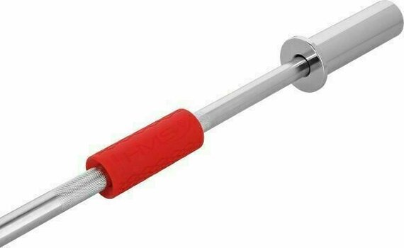 Kang, rööbaspuu HMS FG02 Silicone Handle for Weightlifting Bar Red - 4