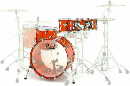 Set akustičnih bubnjeva Pearl CRB504P-C731 Crystal Beat Ruby Red - 2