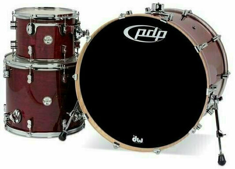 Akustická bicí souprava PDP by DW CM3 Concept Maple Shellset Transparent Cherry - 2