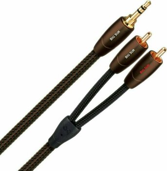 Hi-Fi Kabel AUX AudioQuest Big Sur 1,0m 3,5mm - RCA - 2