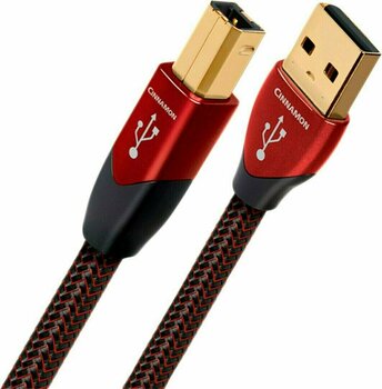 Hi-Fi USB-kabel AudioQuest Cinnamon 5 m Rød-Sort Hi-Fi USB-kabel - 3