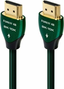 Cable de vídeo Hi-Fi AudioQuest Forest 2 m Negro-Verde Cable de vídeo Hi-Fi - 2