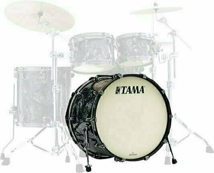 Bass Drum Tama MRB2416MBNCCL Starclassic Maple Charcoal Swirl - 2