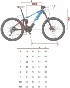Vélo électriques de montagne Wilier E903TRN Pro Shimano XT RD-M8100 1x12 Blue/Black/Red Matt M - 2
