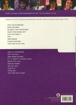 Noten für Tasteninstrumente Music Sales Really Easy Piano: Michael Jackson Noten - 2