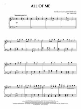 Notblad för pianon Hal Leonard Chart Hits for Piano Solo Musikbok - 3