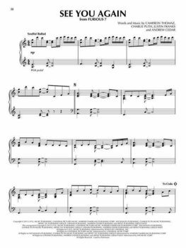 Noder til klaverer Hal Leonard Chart Hits for Piano Solo Musik bog - 4