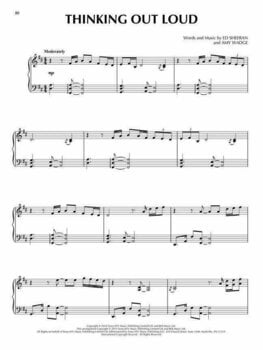 Partitura para pianos Hal Leonard Chart Hits for Piano Solo Music Book - 5