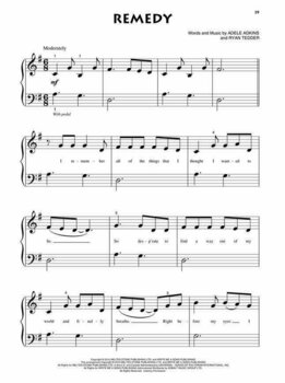 Note za klaviature Adele For Beginning Piano Solo Notna glasba - 4