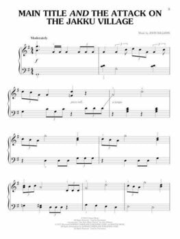 Music sheet for pianos Hal Leonard Episode VII - The Force Awakens Easy Piano Music Book - 4