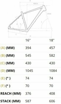Jäykkäperäinen maastopyörä 4Ever Frontbee 1 Shimano Alivio RD-M3100 3x9 Musta-Metallic Pink 16" - 2