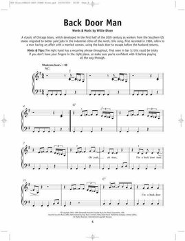 Music sheet for pianos Music Sales Really Easy Piano: Blues Music Book - 2