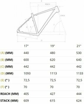 Hardtail fiets 4Ever Frontbee XT 1 Shimano XT RD-M772 2x9 Zwart-Metallic Blue 17" - 2