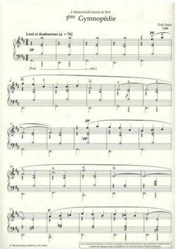 Music sheet for pianos Erik Satie Klavírne skladby 1 Music Book - 2