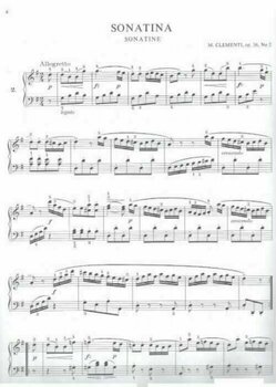 Music sheet for pianos Clementi-Dusík-Kulhau Sonatiny a rondá 1 Music Book - 3