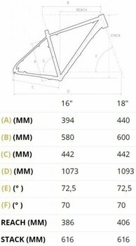 Hardtail fiets 4Ever Yoga Light 1 Shimano XT RD-M8100 1x12 Zwart-Metallic Rose 16" - 2