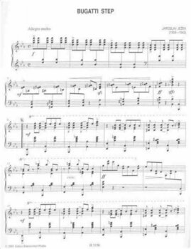 Notblad för pianon Jaroslav Ježek Bugatti Step Musikbok - 2