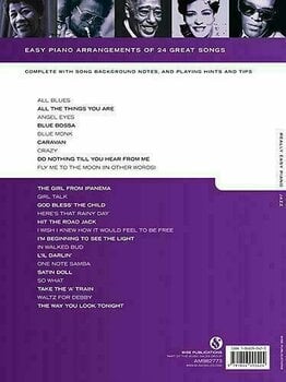Music sheet for pianos Music Sales Really Easy Piano: Jazz Music Book - 2