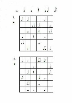 Edukacja muzyczna Martin Vozar Hudební sudoku 1 Nuty - 2