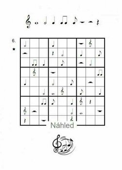 Musikalische Bildung Martin Vozar Hudební sudoku 2 Noten - 2
