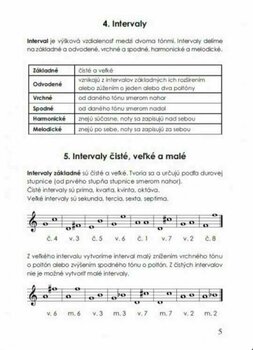 Educație muzicală Martin Vozar Hudobná náuka 5 - pracovný zošit Partituri - 2