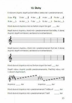 Edukacja muzyczna Martin Vozar Hudobná náuka 5 - pracovný zošit Nuty - 3