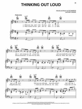 Noten für Bands und Orchester Hal Leonard Top Hits of 2015 Piano, Vocal and Guitar Noten - 4