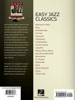 Music sheet for bands and orchestra Hal Leonard Easy Jazz Classics Music Book - 2