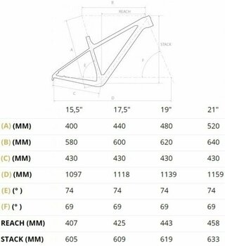 Hardtail bicykel 4Ever Scanner Team Shimano XT RD-M8100 1x12 Black/Gold M - 2