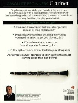 Music sheet for wind instruments Music Sales Absolute Beginners: Clarinet Music Book - 2