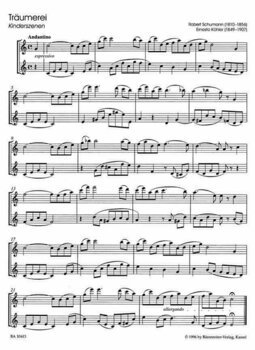 Bladmuziek voor blaasinstrumenten Bärenreiter Classic Hits for 2 Flutes Muziekblad - 3